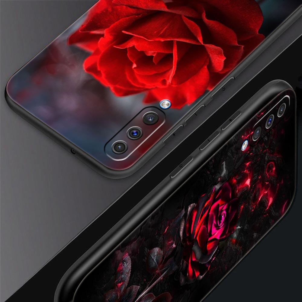 Beautiful Rose Flower Phone Case for Samsung Galaxy A52 5G A12 A70 A50 A40 A20s A30 A10s A20e A10 A22 A72 A32 A02 A42 A04S Cover