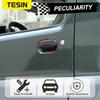 TESIN Car Door Handle Bowl Decoration Cover Stickers for Suzuki Jimny 2007-2012 2013 2014 2015 2016 2017 Exterior Accessories