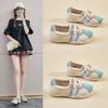 New Spring German Training White Shoes Korean Style Female Student Board Shoes Sports and Casual Street Photography Increase Height