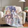 Classic Lovely N-Nekopara Girl Blanket Warm Soft Suitable For Bedroom Sofa Bed Living Room Office Travel Camping Gifts