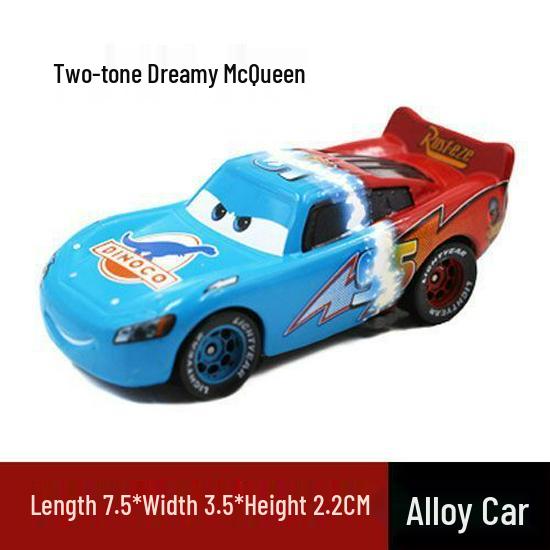 Authentic Alloy Car Set: Lightning McQueen, Mater & King - Road Rage Toys Collection for Kids