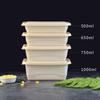 Rectangular Corn Starch Disposable Takeout Containers