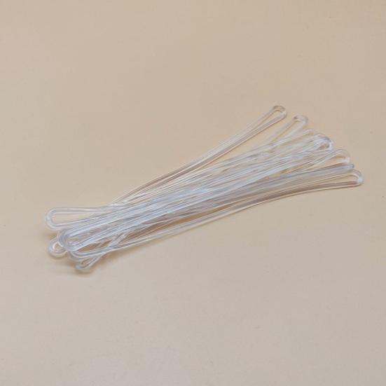 50 stuks Reistags Herbruikbare PVC Badgehouder Riem Praktische Bagagelabel Lus voor Rugzak Koffer ID Labelhouder Reisaccessoires