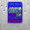 Foreigner Band Retro Vintage Tin Sign Poster Decorative Plaque Metal Plate Wall Decor