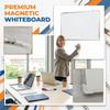 Wall-Mounted Whiteboard Aluminum Frame Board for Home School Writing