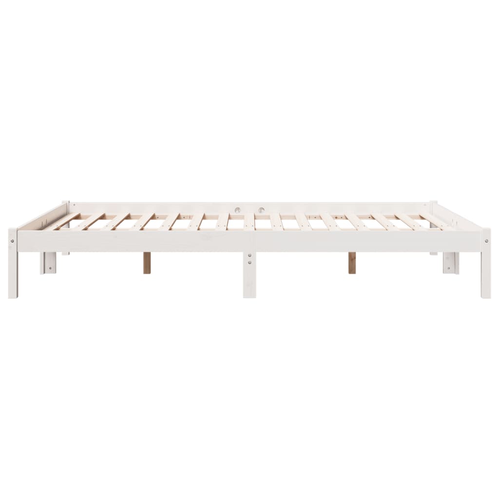 Vidaxl Dłuższe Łóżko Bez Materaca, 160X220 Cm, Lite Drewno Sosnowe