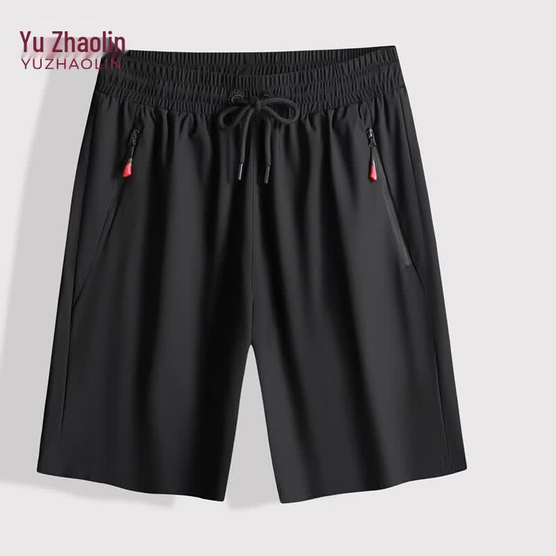 YUZHAOLIN Men s Plus Size Ice Silk Sports Shorts 6XL