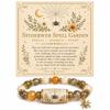 Beaded Halloween Beaded Bracelet Handmade Pumpkin Ghost Bead Jewelry  For Women Men