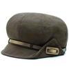 Korean Style Face-Slimming Octagonal Beret for Large Heads - Fashionable, Versatile, Small-Brim Fisherman Hat for Spring and Autumn