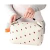 Waterproof Floral Corduroy Lunch Bag Floral Printed Picnic Bag  Outdoor Camping