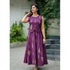 Women's Printed Cotton Top with Skirt Set Indian Bollywood Casual Wear Kurti Set