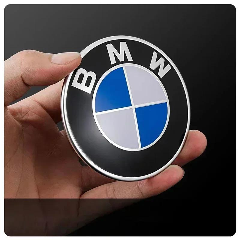 Interior Mouldings 2025 Hot For BMW 1Pcs 74/82mm Auto Car Styling Emblem Badge Front Rear Trunk Logo Sticker For BMW E46 E39 E38