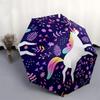 1pc Unicorn Fantasy Floral Pattern Umbrella with Plastic Handle,Suitable for All Seasons UmbrellaPT584