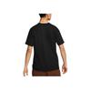 Nike Solid Color Logo Crew Neck T-Shirt Men Tops Black DD9211-010