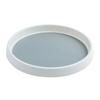 For Round Shelf Lazy Susan For Kitchen For Bathroom White 360-degree Rotation Non-skid Coating Space-saving Design