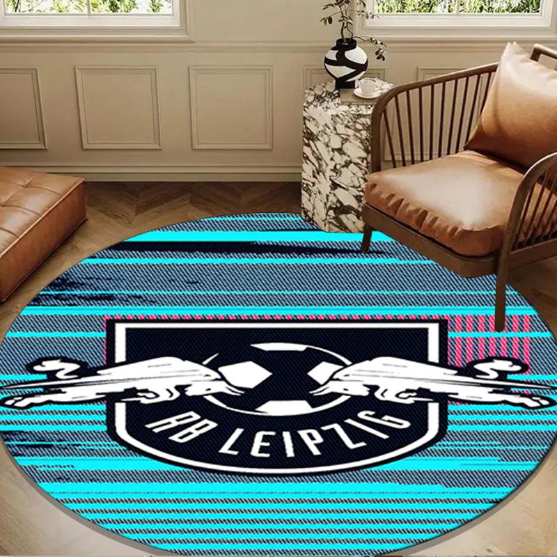 New York Bulls Crest Round Mat Home Decor, Chair Rug For livingroom,Bedroom, Doormat Home Decor Birthday Gift Christmas Gifts