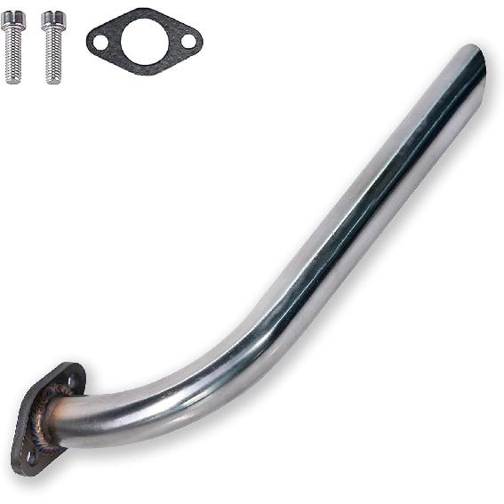 

JMCHstore Header pipe for Monster Mega Moto MM80 MMB105 For Coleman B100 RB100 105cc, Motovox MBX10 Orxyearth Dirt Kids Mini Bike Engine MMK80 Go