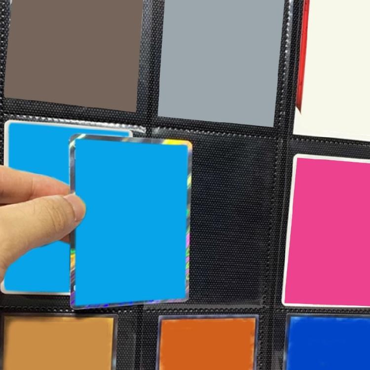 Portable Trading Card Binder 9 Pocket Cartoon Collection Notebook Trading Card Collection Notebook Game Card Binder