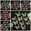 60PCS INS Style Butterfly Scrapbook Sticker 3D Stationery Sticker  Postcard Decoration