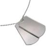 Dog Tag Necklace Silver925 53.1g Unisex Used