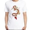 Harajuku Dragon Tattoo Cotton Tee Big Size Short Sleeve Fashion Graphic Tshirt For Unisex And Unisex