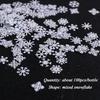 1 Box Nail Flake Snowflake Style 3D Effect Ultra Thin Mixed Manicures Christmas