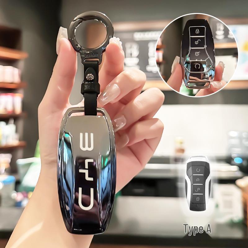 BYD Key Case for Han, Dolphin, Seagull, Mini, Yuan, Tang, Song Pro, and Qin Plus.