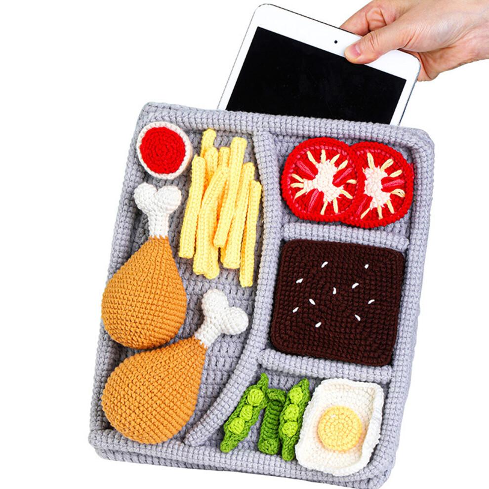 Crochet Laptop Case Set for Beginner with Instruction Food Tray