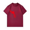 Men's 100% Cotton Crew Neck Short Sleeve T-Shirt, Stylized Red Bull Horn Graphic Printed Casual Soft Breathable Lightweight Daily Wear Tee for Men, Co