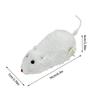 Cat Mice Toys Wind up Indoor Cat Plush Mouse Hunting Toy Plush Mice Pet Toys Clockwork Mouse Running Toy Realistic Mouse