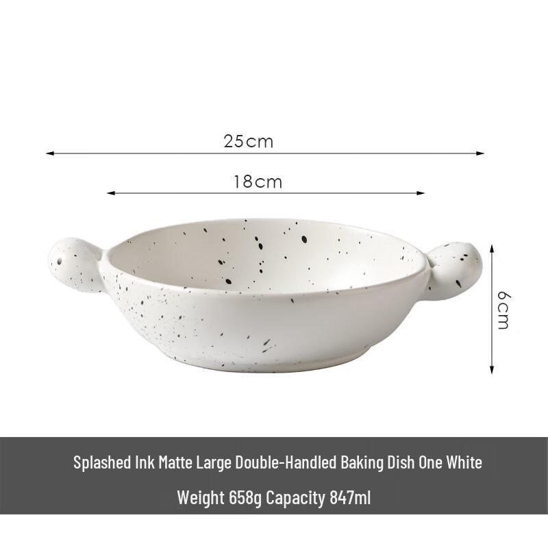 ZISIZ Ceramic Baking Bowl