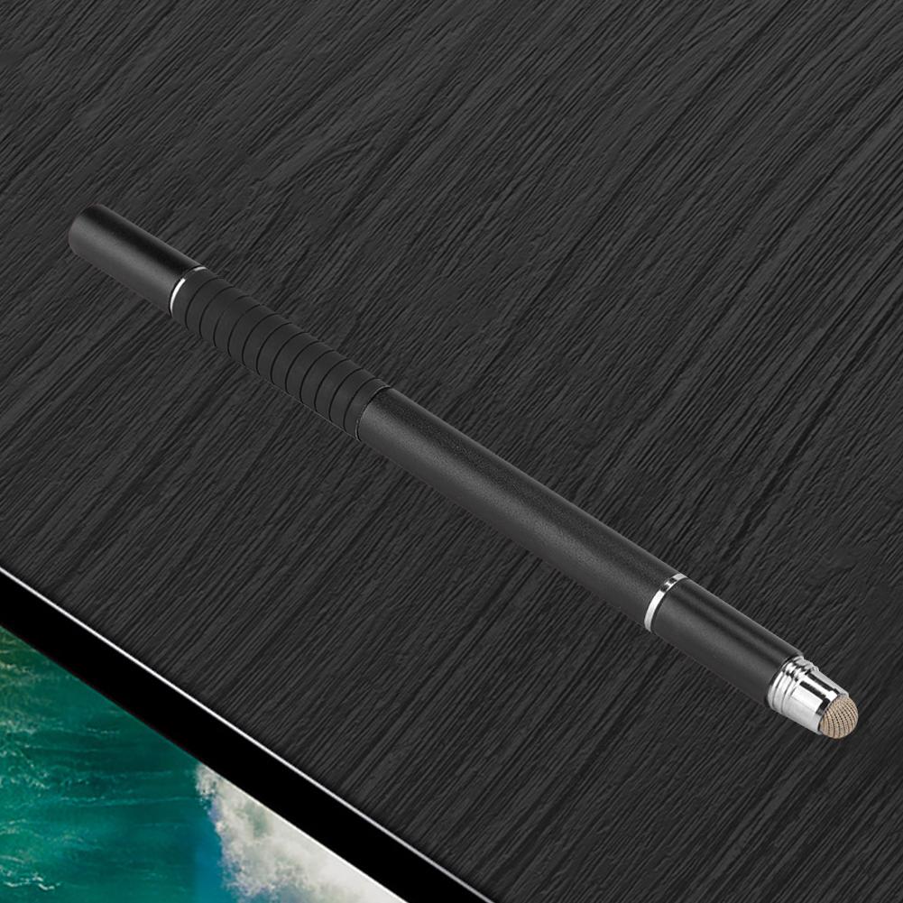 3 In 1 Cloth TipDisc Pen High Capacitive for Mobile Phone Tablet(Black )