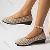 Fashion 2025 Fashion New Shallow Mouth Single Shoes Female Spring Autumn New Flat Bottom Casual Slip On Loafers Round Toe Women Flats