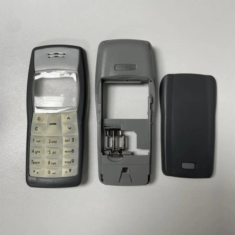Carcasă Completă Capac Baterie Spate pentru Nokia 1100 Carcasă Spate Cadru Mijlociu Buton Tastatură Arabă