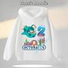 1-8 Years Old Octonauts Children's Hooded Sweatshirt Boys'Sport Shirt Girls' Casual Top Digital Print Autumn/Winter Long-Sleeved