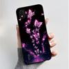Phone Case For Nokia C2 2nd Edition Case Fashion Butterfly Flowers Black Soft Silicone Back Cover For NokiaC2 2nd Edition Casing