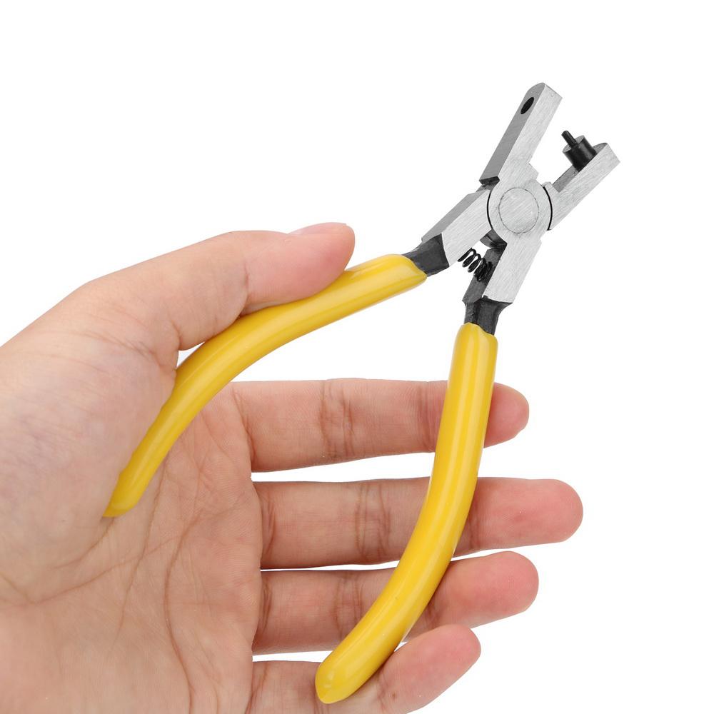 Leder Gürtel Locher Zange Öse Puncher Drehen Nähmaschine Tasche Setter Werkzeug Armband Armband Haushalt lederhandwerk