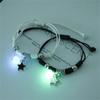 Moda Perline Luminose Stella Coppia Bracciale Per Donne Uomini Ciondolo Gatto Fiore Cuore Chiave Lucchetto Croce Abbinamento Amici Bracciale Gioielli