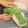 Stuffed Animal Crocodile Doll  Plush Toy Cartoon Crocodile Throw Pillows  Kids Toy