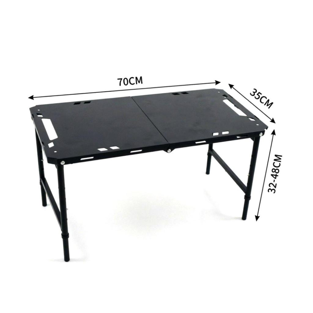 Folding Table Includes Storage Bag Lightweight Carbon Steel