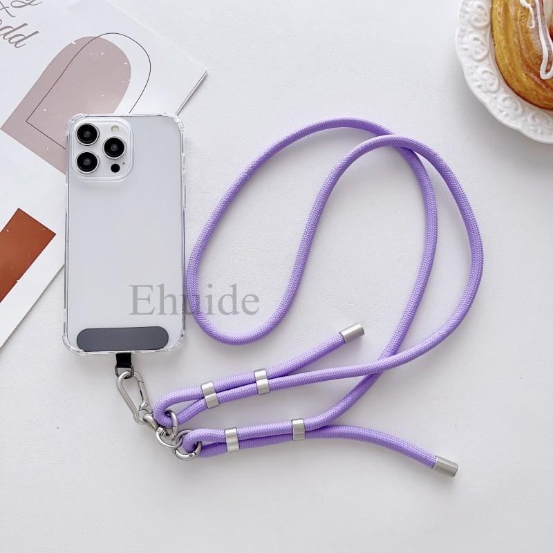 Adjustable Strap Case for OPPO Reno 14 14F 13 13F 12 11 12F Realme 15 Pro C71 C63 C65 Crossbody Cord Lanyard Transparent Cover