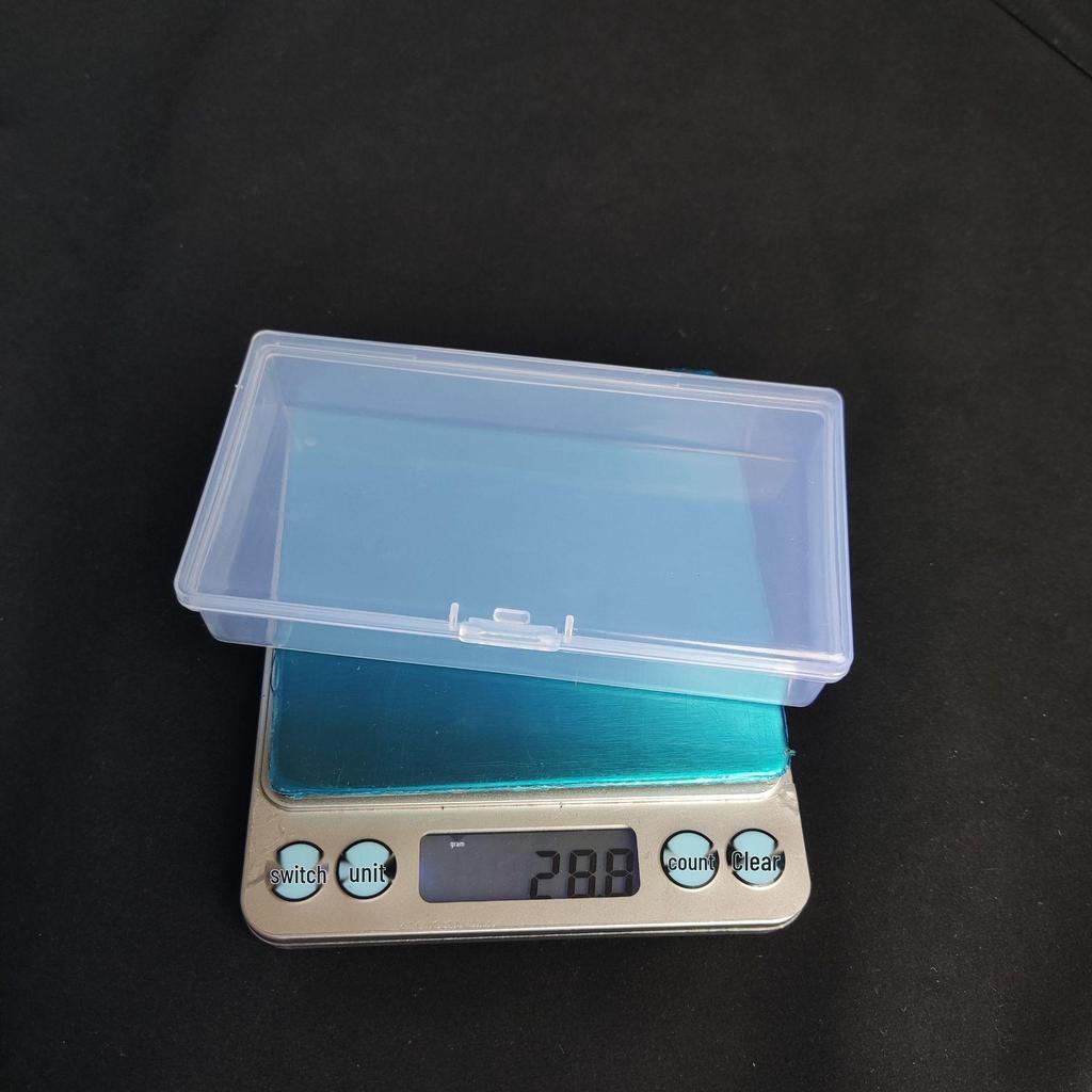 Clear Rectangular Storage Box for Tools, Tackle, Screws, Buttons, or Jewelry.