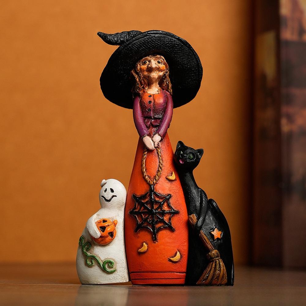 New Creative Personalized Crafts Halloween Three Musketeers Home Decoration Resin Statues Desktop Decoration Ornaments