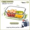 Mikrowellengeeignete Glas-Lunchbox