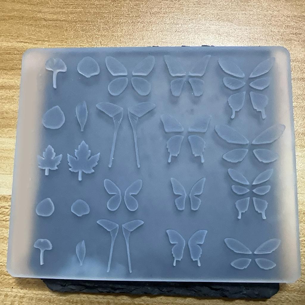 3D Butterfly Nail Art Silicone Mold For DIY Jewelry Making Reusable Embossed Stamp Tool Accessories