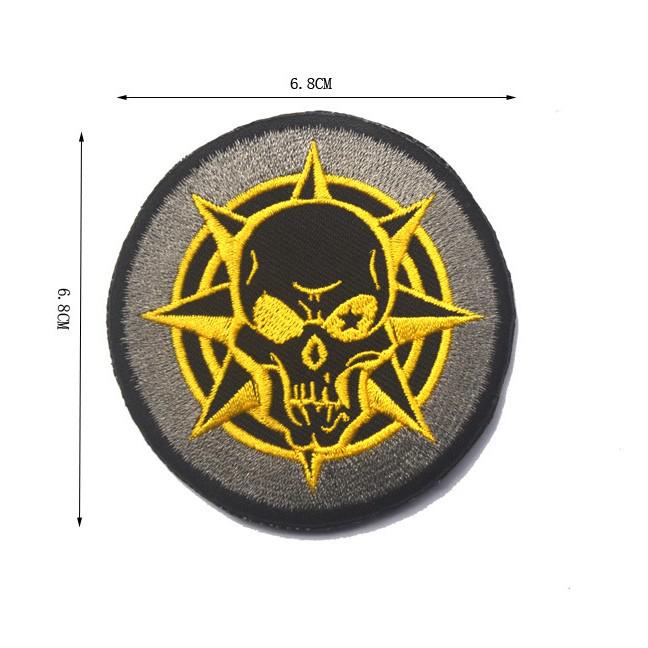 Outdoor CS Battle Embroidery Patch: CF Kill Icon, Double-sided Velcro Armband