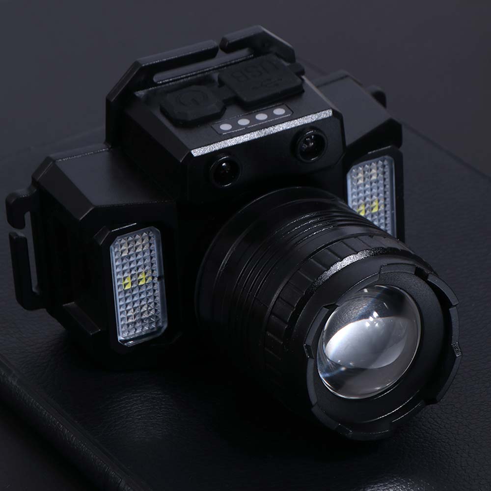 Motion Sensor LED Headlight Powerful Bright Waterproof Head Lamp Flashlight Work Light  Fishing