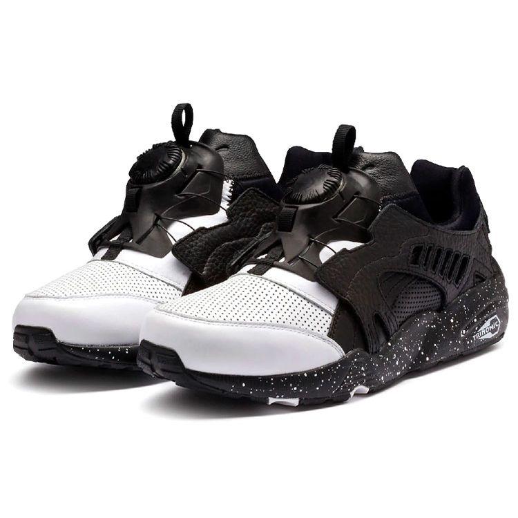PUMA Disc Blaze Men Black White Low Top Lifestyle Sneakers 364410-01