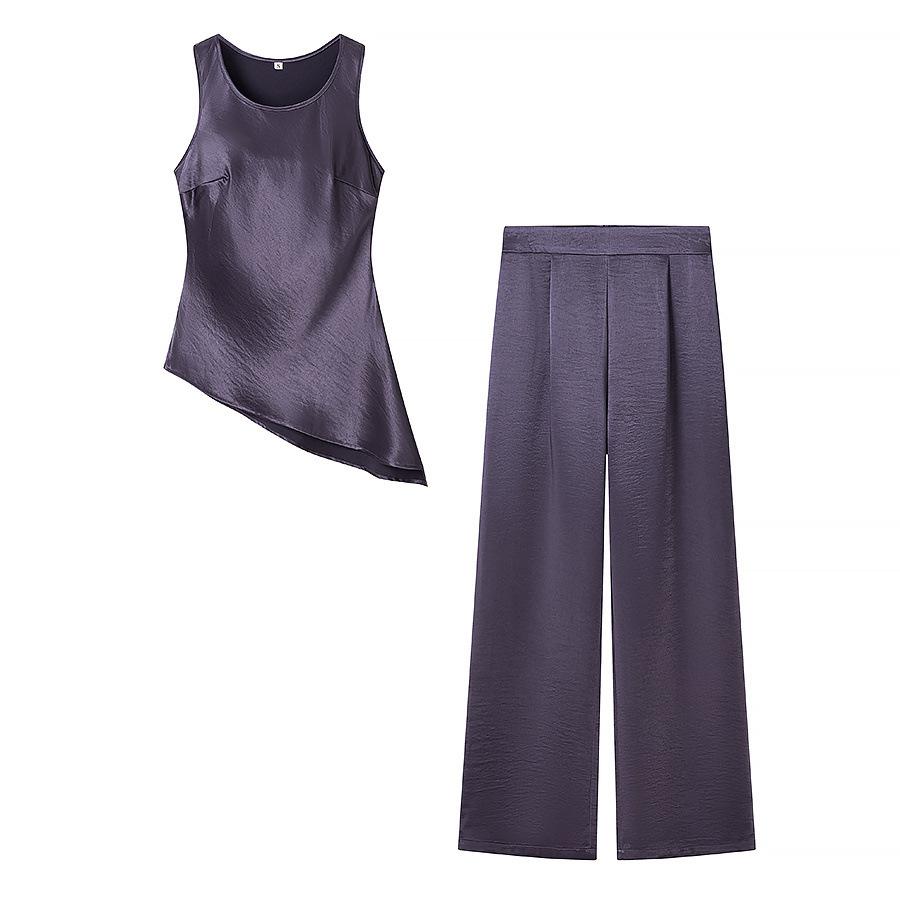 European and American style, new women's clothing, foreign style, fashionable, versatile, classic, fashionable silk segment suit