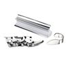 Guitar Slide Stainless Steel Tone Bar Guitar Lap Slide Tone Bar with 3Pcs Finger Picks & 1Pc Thumb Pick for Guitar Bass